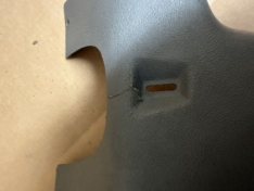 Lenksäulenunterverkleidung grau für LWR