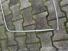 Chromkeder Heckscheibe komplett