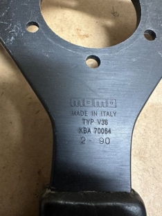 Momo Hella Typ V36 Ø 360mm Lenkrad Lederlenkrad KBA70064
