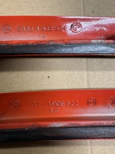 Zierleiste C-Säule links + rechts 1906533 1906534 hennarot