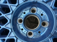 Edition BBS Felge blau Ersatzrad