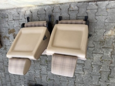 Cabrio Sitze Sportsitze Überkaro beige