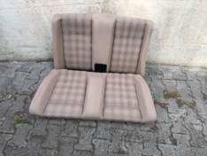 Cabrio Rückbank Überkaro beige