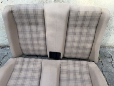 Cabrio Rückbank Überkaro beige