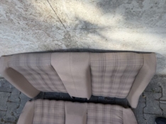 Cabrio Rückbank Überkaro beige