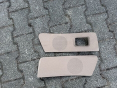 Cabrio Lautsprecherabdeckungen Boxenabdeckungen Stoff beige