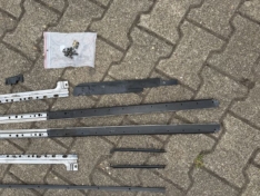 Windabweiser Mechanik mit Gestänge für das Schiebedach, 54121919950 komplett Ssd