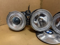 DEPO Angel Eyes Scheinwerfer Limousine Touring Cabrio chrom