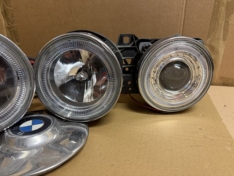 DEPO Angel Eyes Scheinwerfer Limousine Touring Cabrio chrom