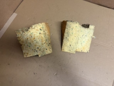 2 Türer Schaumstoff Ecken Innenraumteppich hinten